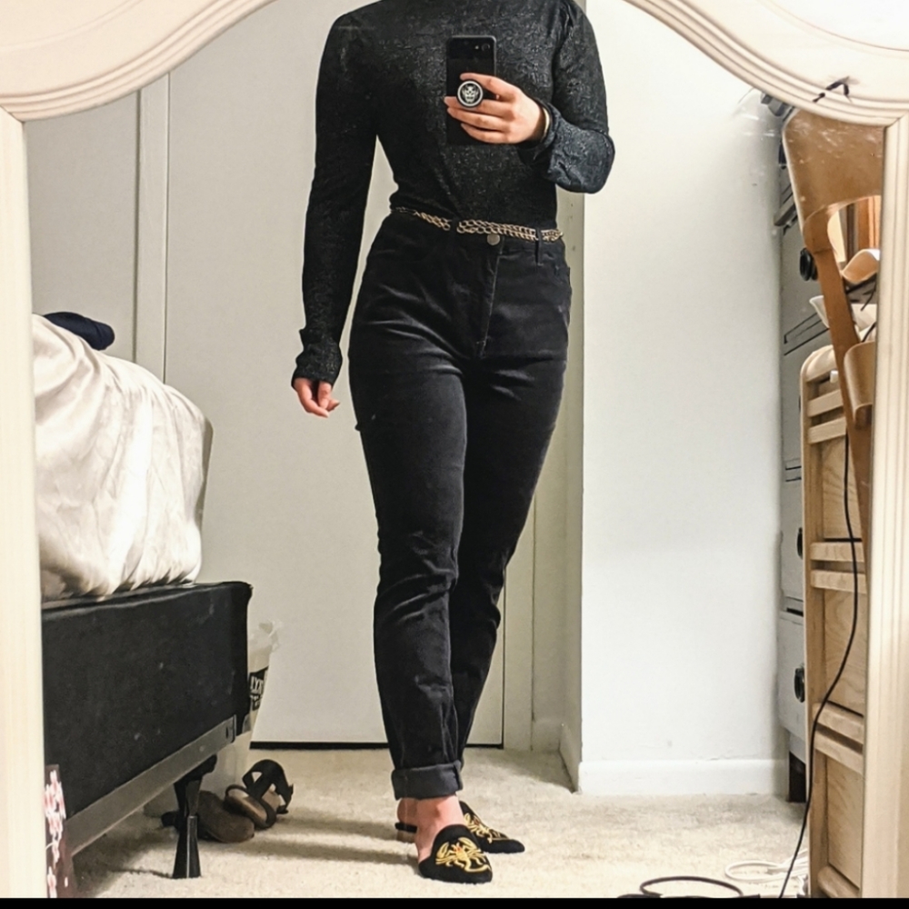 LOFT high rise corduroy pants
